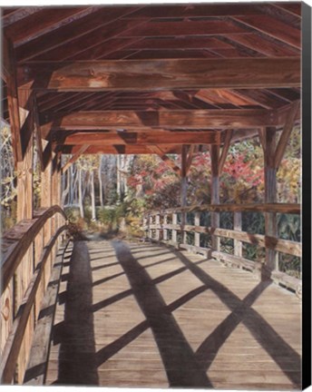 Framed Over the River Print