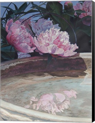 Framed Peonies Print