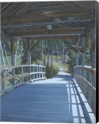 Framed Plein Air Covered Bridge Print