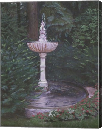 Framed Plein Air in the Garden Print