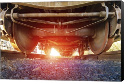 Framed Atomic Train Print