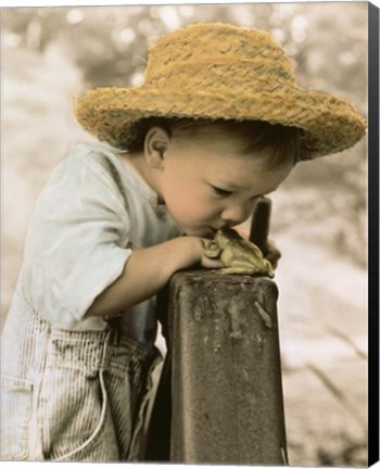 Framed Princess Frog Print