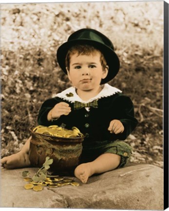 Framed Pot Of Gold Print