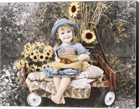 Framed Sunflower Smile Print