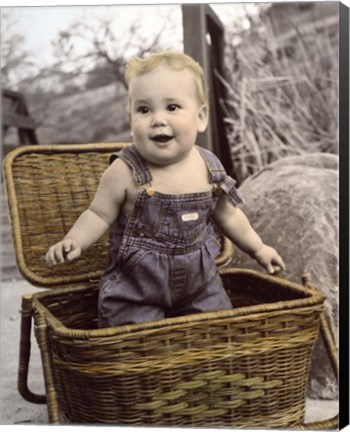 Framed Picnic Surfer Print