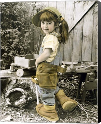 Framed Daddy&#39;s Shoes 1 Print