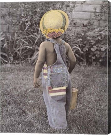 Framed Star Spangled Girl Print