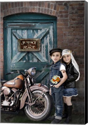 Framed Born 2 Ride Print