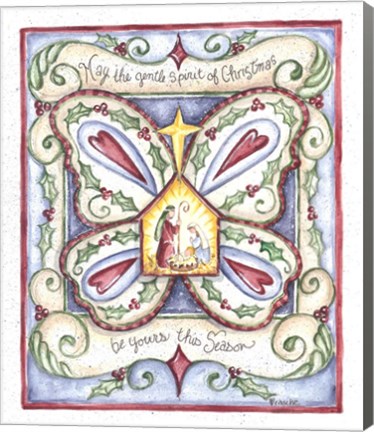 Framed May the Gentle Spirit of Christmas Print