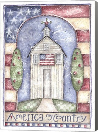 Framed America My Country Print