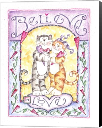 Framed Believe In Love Print