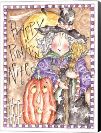 Framed Happy Punkin Print