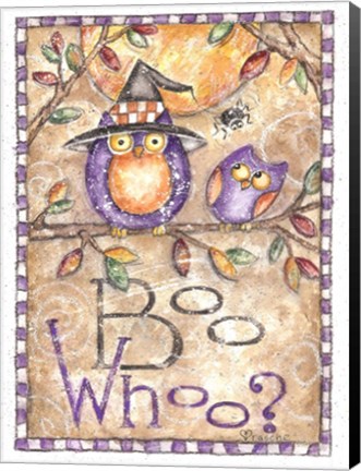 Framed Boo Whoo Print