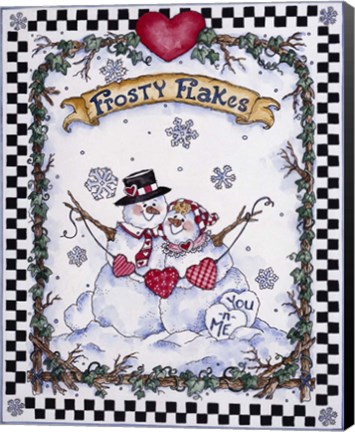 Framed Frosty Flakes Print
