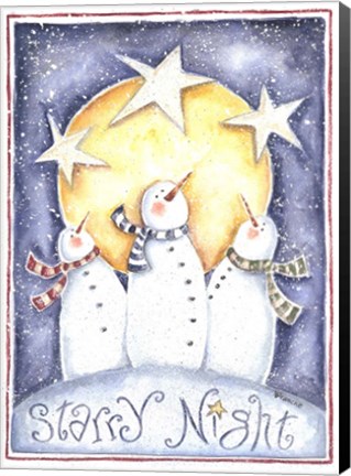 Framed Starry Night Print