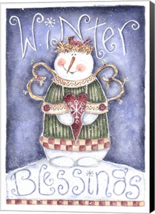 Framed Winter Blessing Print