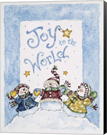 Framed Joy To The World Print