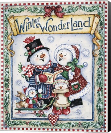 Framed Winter Wonderland Print