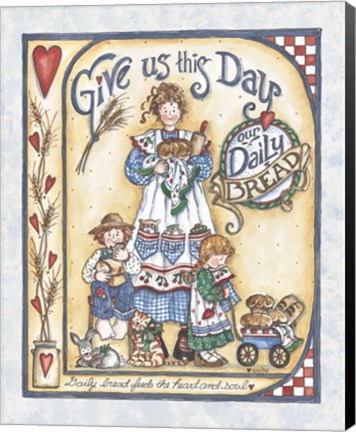 Framed Give Us This Day Print