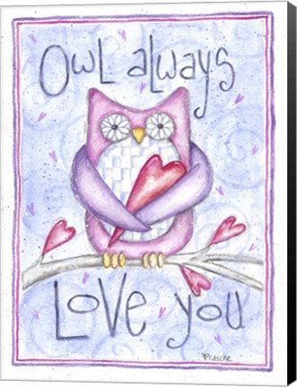 Framed Owl Always Print