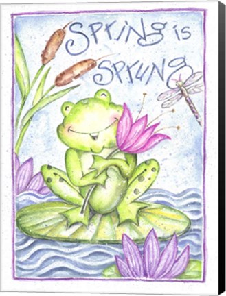 Framed Spring is Sprung Print
