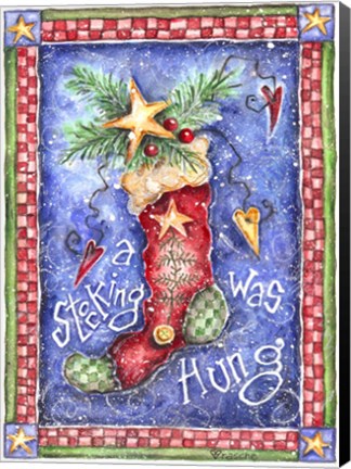 Framed Stockings Were Hung Print