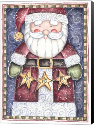 Framed Ho Ho Ho Santa Print