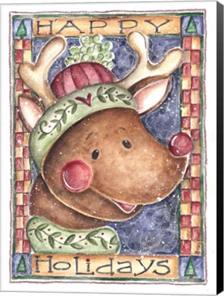 Framed Happy Holidays Print