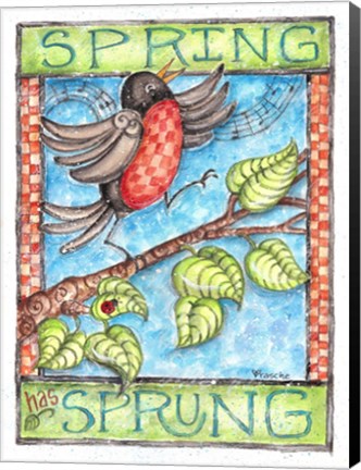 Framed Spring has Sprung Print