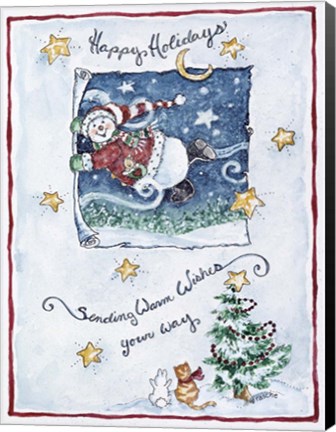 Framed Warm Wishes Print