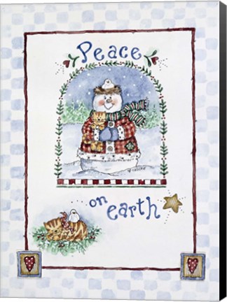 Framed Peace On Earth 2 Print