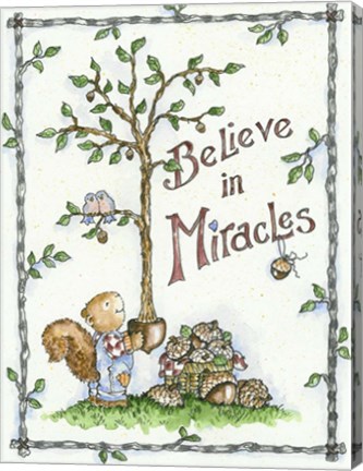 Framed Believe In Miracles Print