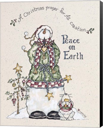 Framed Christmas Prayer Print