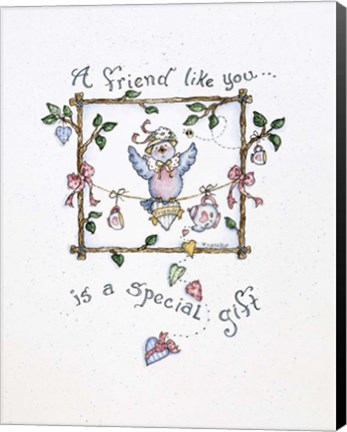 Framed Friend Like You Print