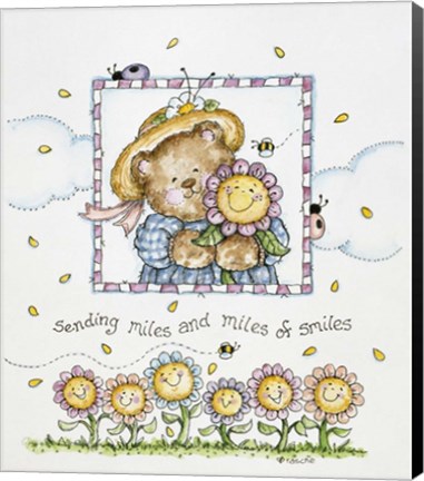 Framed Miles Of Smiles Print