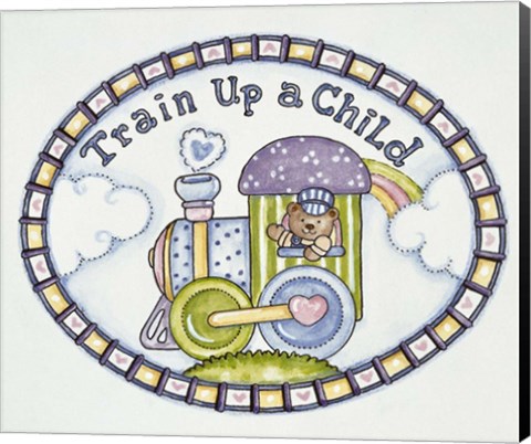 Framed Train Up A Child - Logo Print