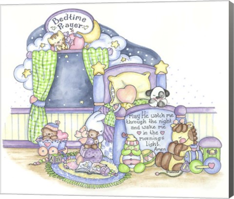 Framed Bedtime Prayer 2 Print