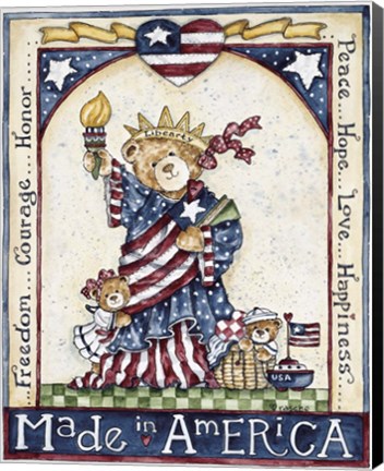 Framed Made In America Print