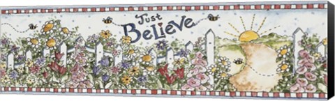 Framed Just Believe Print