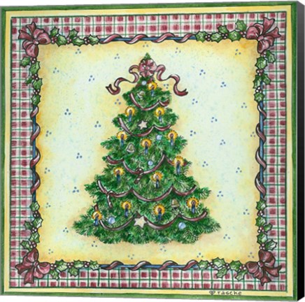 Framed Christmas Tree Print