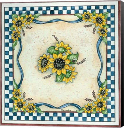 Framed Sunflowers Print