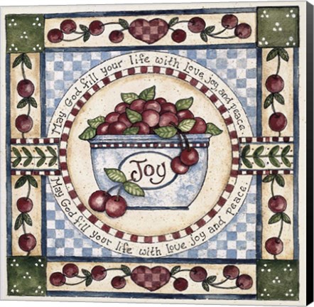 Framed Love, Joy, Peace Print