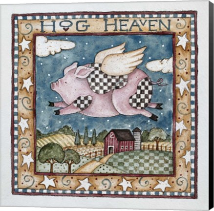 Framed Hog Heaven Print