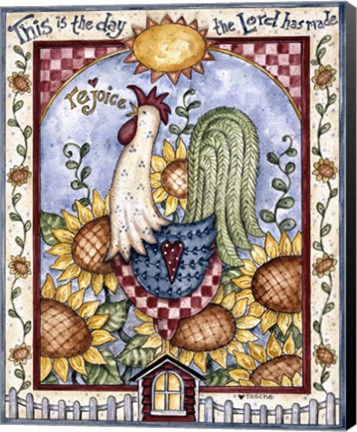 Framed Rejoice Print