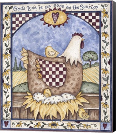 Framed God&#39;s Love Print