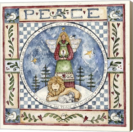 Framed Christmas Peace Print
