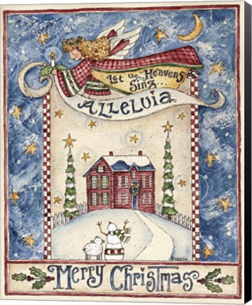 Framed Let The Heavens Sing Print