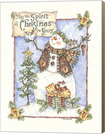 Framed May The Spirit Of Christmas Be Yours Print