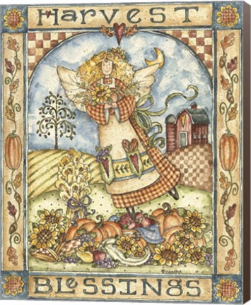 Framed Harvest Blessings Print