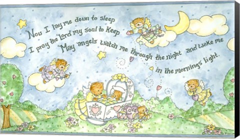 Framed Now I Lay Me Down To Sleep Print